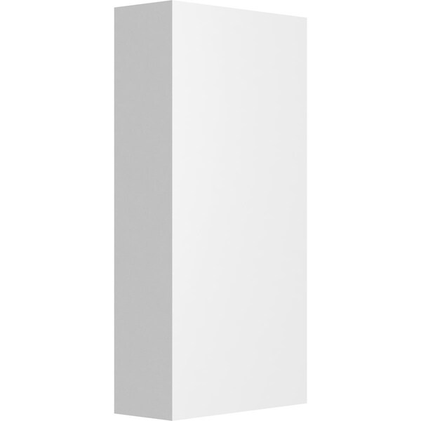 Ekena Millwork Standard Foster Plinth Block with Square Edge, 2 1/2"W x 5"H x 1"P PBP025X050X100FOS00 - main